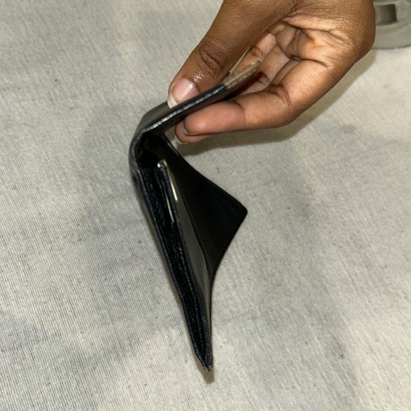 CHRISTIAN DIOR Leather Navy Blue Wallet - Picture 7 of 9